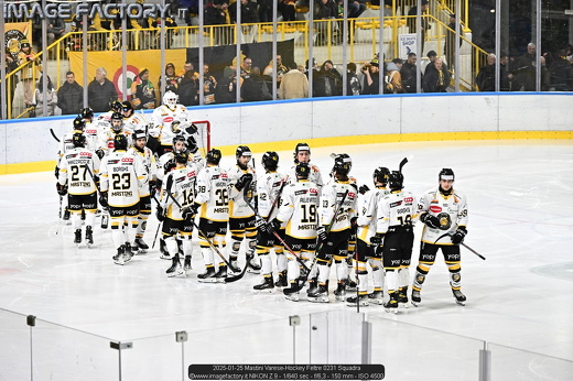 2025-01-25 Mastini Varese-Hockey Feltre 0231 Squadra
